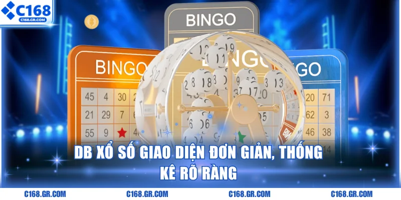 DB Xổ Số giao diện đơn giản, thống kê rõ ràng